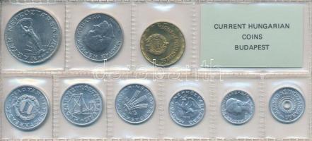 1979. 2f-10Ft 9db klf érmés forgalmi sor fóliatokban T:1