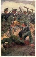 Aus dem goldenen Buche der Armee Serie III. Rotes Kreuz Postkarte Nr. 355. / K.u.K. military art postcard
