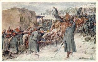 Aus dem goldenen Buche der Armee Serie II. Rotes Kreuz Postkarte Nr. 264. / K.u.K. military art postcard s: A. Marussig (EB)