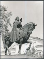 cca 1950 Vadas Ernő (1899-1962) feliratozott székesfehérvári felvétele, későbbi nagyítás, 24x18 cm