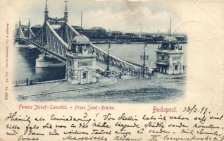 1899 Budapest, Ferencz József híd (EM)