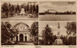 Ráckeve, Hősök szobra, Uradalmi kastély, Árpád szobor (EK)