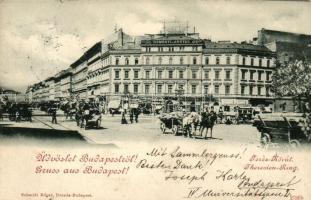 1899 Budapest VI. Teréz körút, Deményi és Angyal, Cseléd-intézet, Komlódi Jakab üzlete (EK)