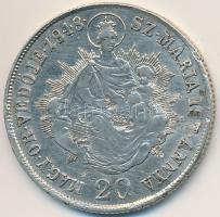 1848KB 20kr Ag "V. Ferdinánd" T:2-,3 ph.,ü