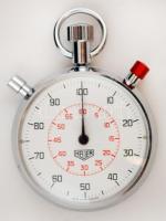 Heuer stopper, svájci, eredeti dobozban, működik. Szép állapotban. d:5cm