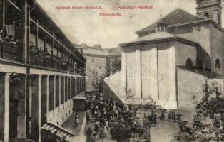 Szatmárnémeti, Irgalmas Nénék anyaháza, udvar részlet / nunnery, court yard (kis szakadás / small tear)