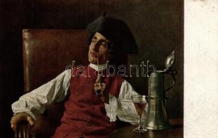 Der Raucher / smoking s: Tito Lessi