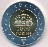 1999. 3000Ft Ag "Az államalapítás 1000. évfordulója" T:BU Adamo EM160