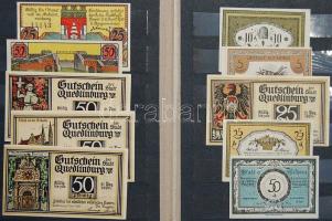 Német Birodalom 1920-as évek eleje nagy szükségpénz gyűjtemény 2 albumban 574db többségében klf sok ...