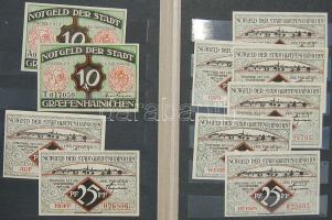 Német Birodalom 1920-as évek eleje nagy szükségpénz gyűjtemény 2 albumban 574db többségében klf sok ...