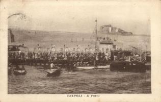 Tripoli, port, ships (EK)