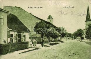 Piliscsaba, utca, üzlet; kiadja Tiszovszky Gábor (EB)