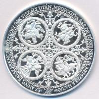 Bognár György (1944-) 1996. "Millecentenárium 896-1996" Ag emlékérem (15,51g/0.999/42,5mm)...