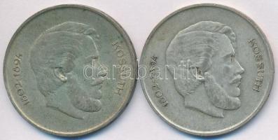 1947. 5Ft Ag "Kossuth" (2x) T:2-,3