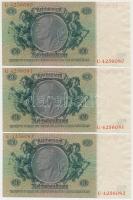 Német Harmadik Birodalom 1933. 50M (3x) sorszámkövetők T:I
German Third Reich 1933. 50 Mark (3x) se...