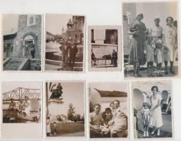 1932-1936 Árpásy Jenő pesterzsébeti családja emlékképei, többsége datálva, feliratozva (Budapesten 4...