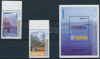 Europa CEPT ívszéli sor + blokk, Europa CEPT margin set + block