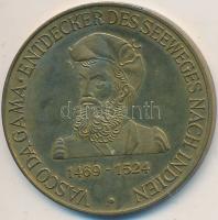 Németország DN "A világtörténelem nagy tengerészei / Vasco da Gama" Cu emlékérem (30mm) T:2 Germany ND "Great Seafarers in World History / Vasco da Gama" Cu commemorative coin (30mm) C:XF