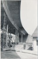 1966. október, Budapest, Az albertfalvai felüljáró átadása pillanatában, 13 db fénykép, 9x14 cm