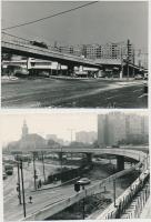 1982 Budapest, az Árpád híd felújítása, korszerűsítése, Karai Sándor felvételei, 13 db fotó, 13x18 c...