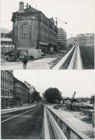 1981 Budapest, Marx tér, a felüljáró elkészült, az átadás előtti pillanatokról Karai Sándor készítet...