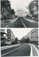 1981 Budapest, Marx tér, a felüljáró elkészült, az átadás előtti pillanatokról Karai Sándor készítet...