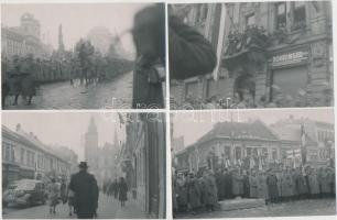 1938. november 11. Kassa, Horthy Miklós bevonulása, fogadása a városban, dr. Bónis László rendőr had...