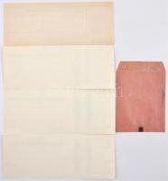 Budapest ~1920-1930. "A Pesti Magyar Kereskedelmi Bank Budapest" kitöltetlen csekk (3x) so...