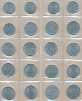 Német Birodalom / Weimari Köztársaság / Német 3. Birodalom / NSZK / NDK fémpénz gyűjtemény albumba r...