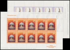 Kulturális örökség kisív sor, Cultural heritage minisheet set