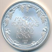 2008. 5000Ft Ag "Tokaji Történelmi Borvidék" T:BU