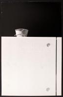 cca 1990 Balásy Pál: Csak egy vödör, jelzés nélküli vintage fotóművészeti alkotás a szerző hagyatékából, 40x25 cm