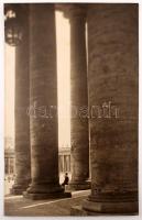 cca 1930 Kerny István (1879-1963): Róma, pecséttel jelzett, feliratozott vintage fotóművészeti alkot...