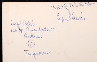 cca 1970 Zsigri Oszkár: Építkezés, aláírt, feliratozott vintage fotóművészeti alkotás, kasírozva, 29...