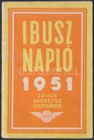 1951 IBUSZ napló július -szeptember. pp.:16, 11x7cm