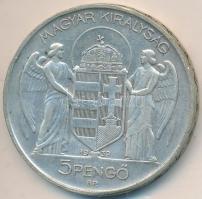 1939. 5P Ag "Horthy balra" T:2- ph. 
Adamo P8.2