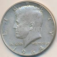 Amerikai Egyesült Államok 1964. 1/2$ Ag "Kennedy" T:2  USA 1964. 1/2 Dollar Ag "Kennedy" C:XF  Krause KM#202