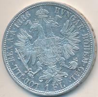 Ausztria 1886. 1Fl Ag "Ferenc József" T:2,2-
Austria 1886. 1 Florin Ag "Franz Joseph...
