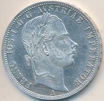 Ausztria 1861A 1Fl Ag "Ferenc József" T:2 Austria 1861A 1 Florin Ag "Franz Joseph" C:XF