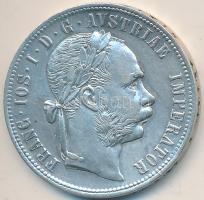 Ausztria 1877. 1Fl Ag "Ferenc József" T:2 Austria 1877. 1 Florin Ag "Franz Joseph" C:XF