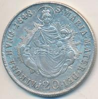 1848B 20kr Ag "V. Ferdinánd" T:2,2-