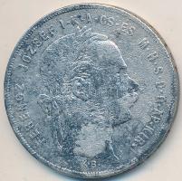 1879KB 1Ft Ag "Ferenc József / Középcímer" T:3 Adamo M15