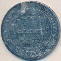 1879KB 1Ft Ag "Ferenc József / Középcímer" T:3
Adamo M15