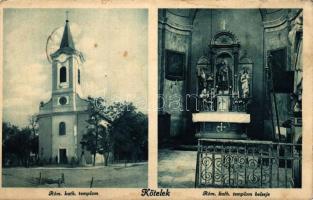 Kőtelek, Római katolikus templom belső