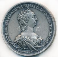 DN "Selmecbányai Bányászati Akadémia tanulmányi éremsorozat" Matthäus Donner emlékérméinek utánveretei, ezüstözött fém jutalomérem sorozat egyik darabja (45mm) T:2 Hungary ND "Banská Stiavnica Academic Study coin series" restrikes of Matthäus Donner coins, one pc of silver plated commemorative coins (45mm) C:XF