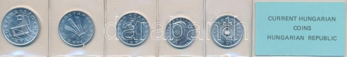 1991. 2f-50f 5klf db forgalmi sor fóliában T:1