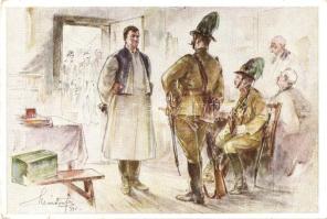 5. M. kir Csendőrség: Verekedés után. Kiadja a M. kir. Csendőrség Emlékbizottsága / Hungarian gendarmerie s: Márton Ferenc (small tear)