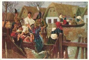 4. M. kir Csendőrség: Árvíz. Kiadja a M. kir. Csendőrség Emlékbizottsága / Hungarian gendarmerie