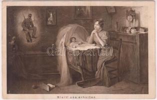 8 db RÉGI motívumlap; romantikus katonai lapok / 8 old motive cards; romantic military cards