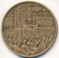 1979. "A Magyar Tanácsköztársaság 60. évfordulója emlékére 1919-1979" Br emlékérem (42,3mm...